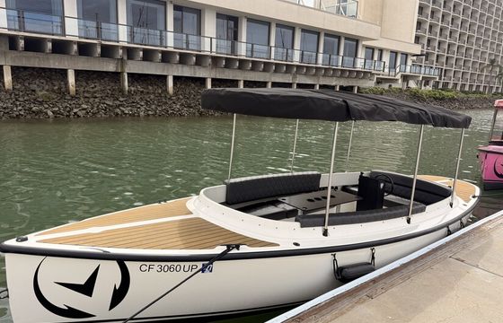 Cloud Nine: Luxury Electric Boat for 10 • Easy Self-Drive • San Diego