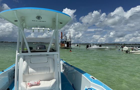 Bay and sandbar