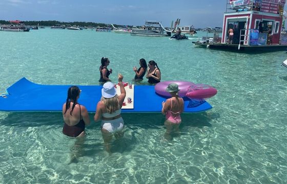 Crab Island Party!! Paddleboard,Lily Pad, Inflatables