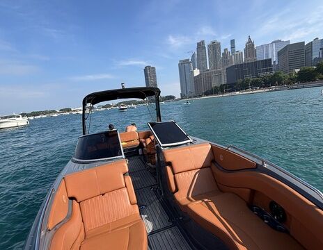 Sleek 29ft Sport Cruiser | Playpen, Skyline, Sunset | Capt, Fuel Incl.