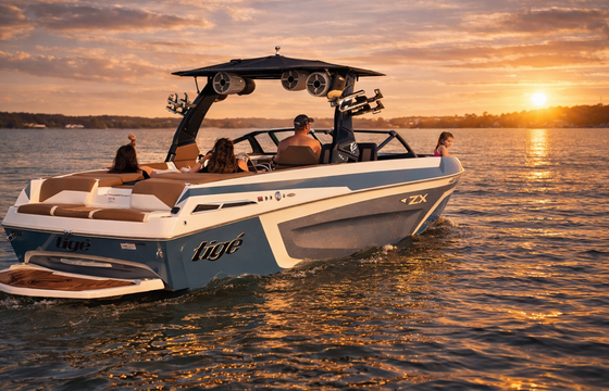 2021 25ZX Wake Boat — Premium Surf and Cruise by Boats and Toasts!