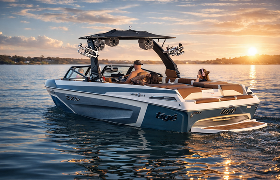 2021 25ZX Wake Boat — Premium Surf and Cruise by Boats and Toasts!