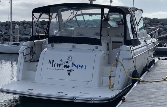 38' Tiara Cruising Yacht for Small Group Harbor Cruises in South Bay