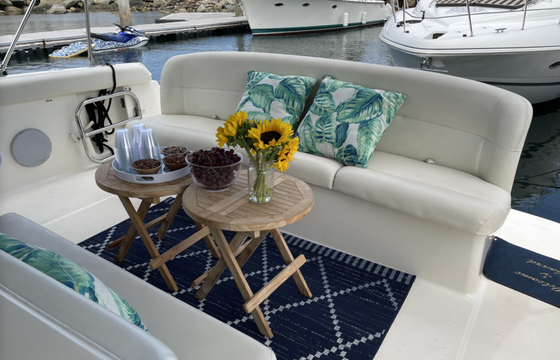 38' Tiara Cruising Yacht for Small Group Harbor Cruises in South Bay