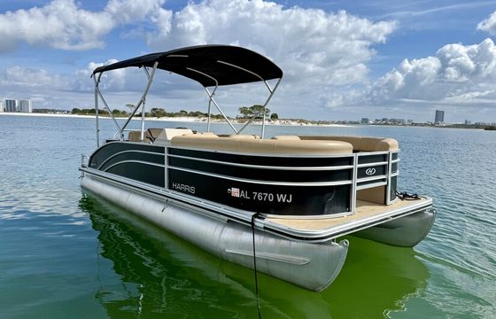 2023 23’ Harris Switchback Pontoon | Seats 12 | Orange Beach