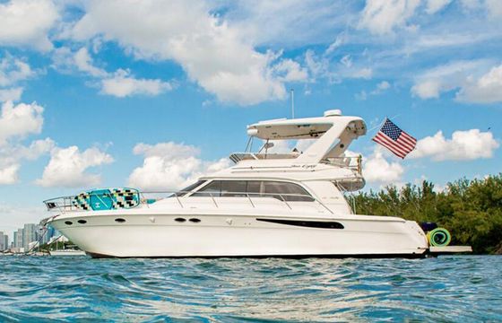 Sea Ray Sedan 50ft – Private Miami Yacht w/ Island Stop