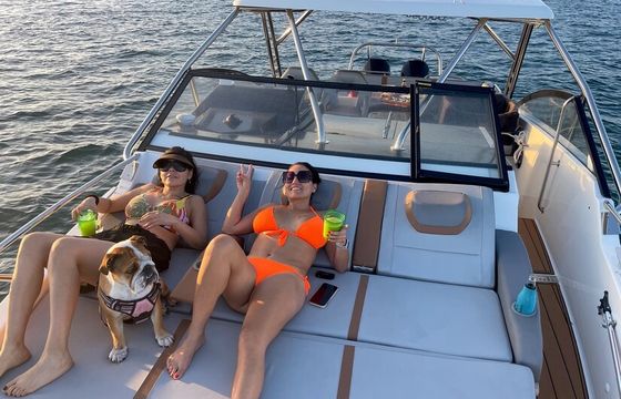 The Social Choice: "The Ultimate Sandbar Party Boat- BBQ, floating mat