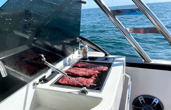The Social Choice: "The Ultimate Sandbar Party Boat- BBQ, floating mat