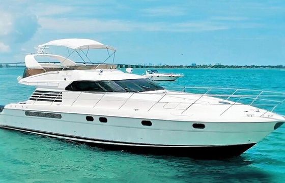 Cruise in Comfort: 65ft Flybridge Yacht for Rent in Fort Lauderdale