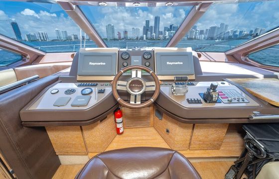 65ft Azimut Luxury Yacht with 2 Jet Skis Included in Miami Beach