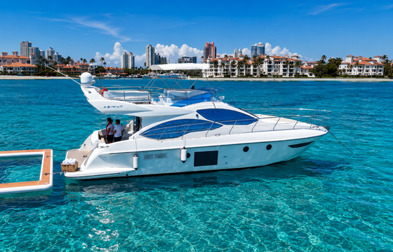 Miami Private Yacht Charter | COCO 50 FT | 2 Free Jet Skis (4+ Hours)