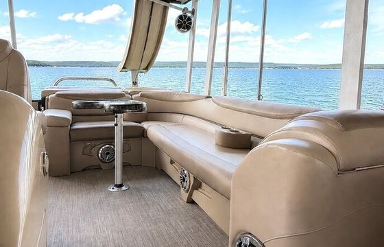 **Luxury** Double Decker Pontoon with Slide on LAKE TRAVIS