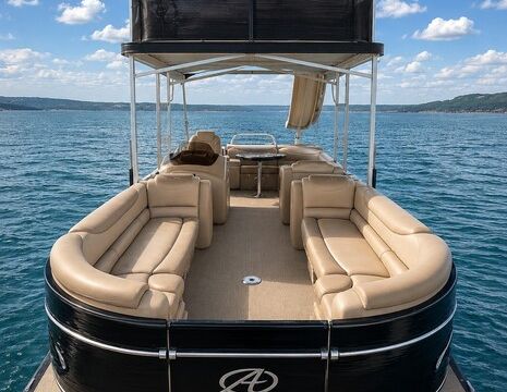 **Luxury** Double Decker Pontoon with Slide on LAKE TRAVIS