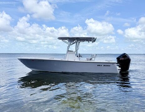 22' Sea Born Center Console — Perfect Sandbar and Fishing Boat