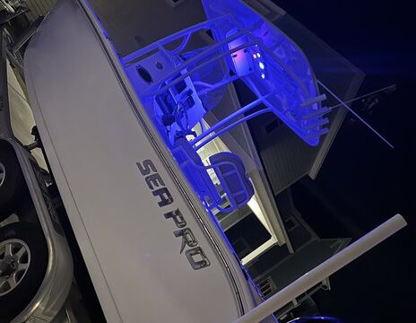 Cruise the Charleston harbor in a super clean 21ft Sea Pro