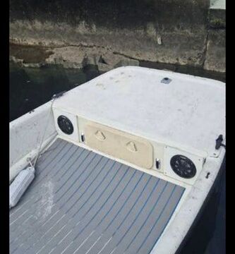 The Hippie Mermaid  Skiff
