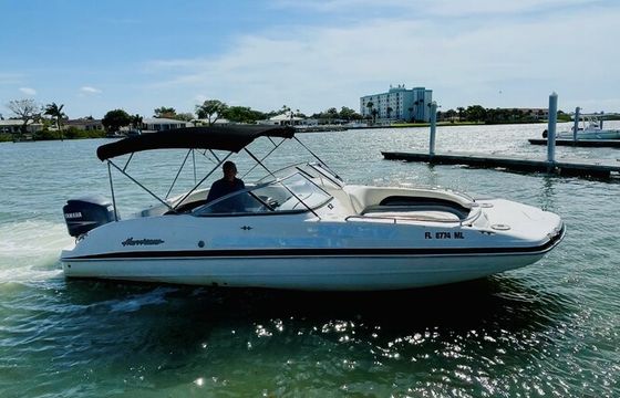 PRIVATE DOLPHIN / ISLAND HOP CHARTER - 24' Hurricane Deck Boat