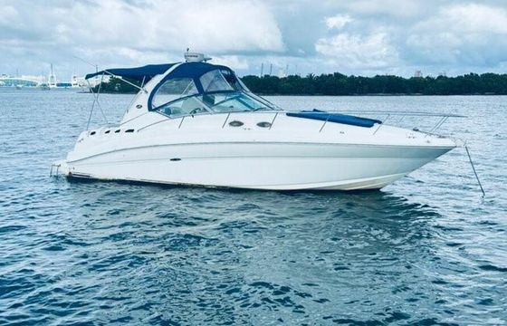 Stunning 35ft Sea Ray Sundancer Yacht in Miami for 12 Guests