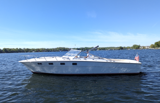 Cruise on our 38ft luxury Magnum Yacht