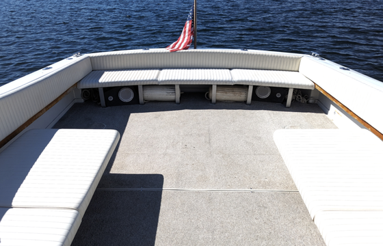 Cruise on our 38ft luxury Magnum Yacht
