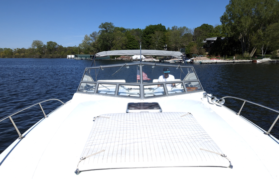 Cruise on our 38ft luxury Magnum Yacht
