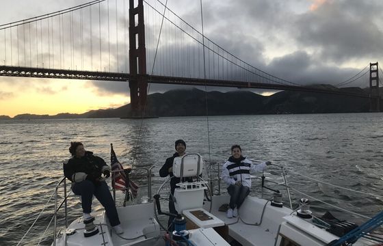 Private two hour sailboat charters with Captain up to six people