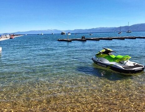 Lake Tahoe Fun! Rent a Sea-Doo GTI 130 from Camp Richardson Marina