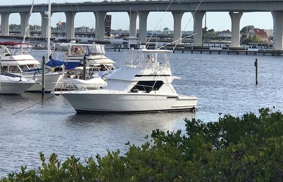 Private Yacht Rental of a stunning 43' Hatteras with Captain