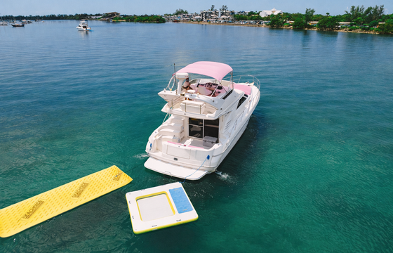 MIAMI'S NEWEST PINK YACHT! 45 FT Fly bridge! Relax, Party, and Enjoy!