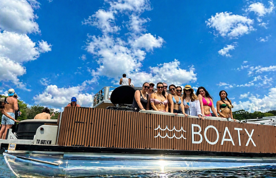 The "Tiki" 24 ft 12 person party pontoon - Lake Austin