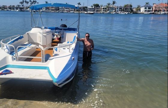 12-Person Boat with Water Toys for Long Beach and Newport Cruises