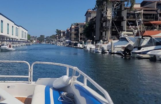 12-Person Boat with Water Toys for Long Beach and Newport Cruises