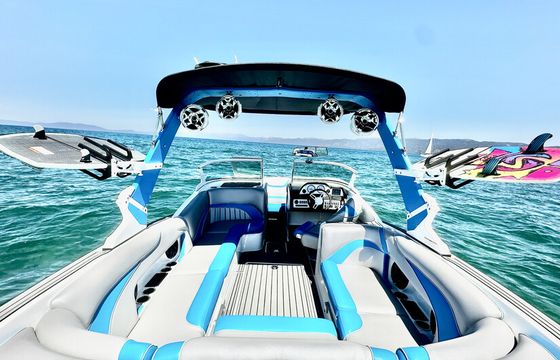 New Wakesurf Boat on Lake Tahoe | 23 foot MB B52: the best surf wave!