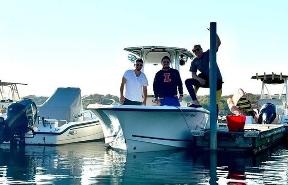 Wakeboarding, tubing, fishing, floating mat and just relaxing