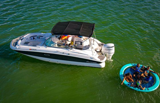 25ft Hurricane Deck Boat – Cruise Miami Like a Local