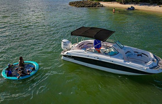 25ft Hurricane Deck Boat – Cruise Miami Like a Local