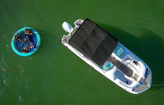 25ft Hurricane Deck Boat – Cruise Miami Like a Local