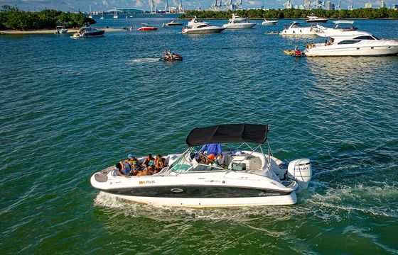 25ft Hurricane Deck Boat – Cruise Miami Like a Local