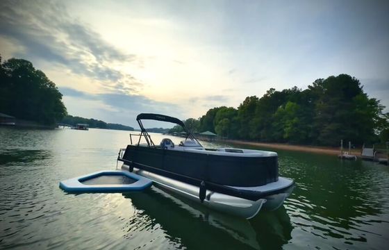 Enjoy a day on Lake Norman, NC in this brand new beautiful Tritoon
