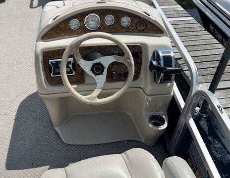 Clean 22' Berkshire Pontoon for Lake Wawasee Family Adventures