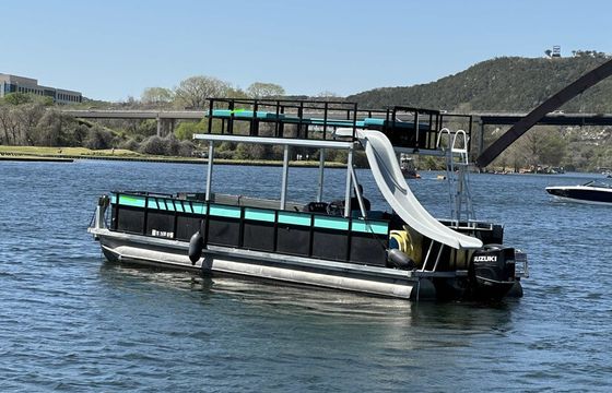 Lake Austin Waterboy Double Decker W/Waterslide &amp; Lilly Pad