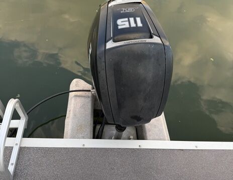 22ft 115HP Pontoon Boat I Freshwater Canal And Lakes I Seats 12