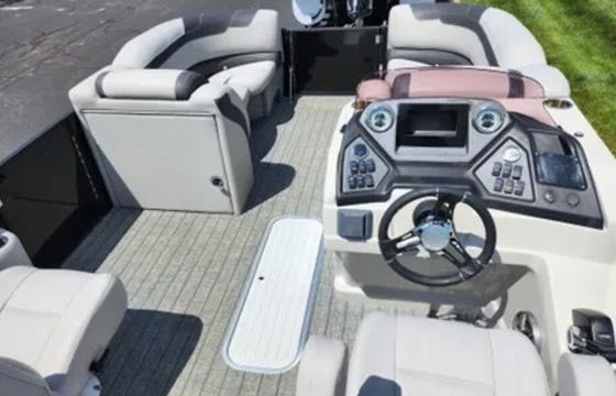 2021 Tritoon with Day Bed, Tubing Gear and 200 HP