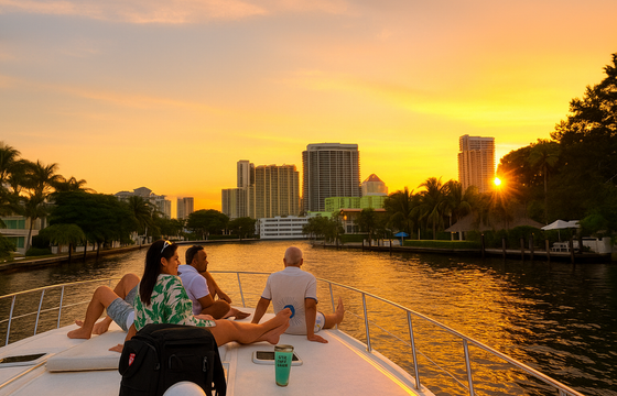 Sea Ray 50ft Sundancer Luxury Yacht Charter – Miami