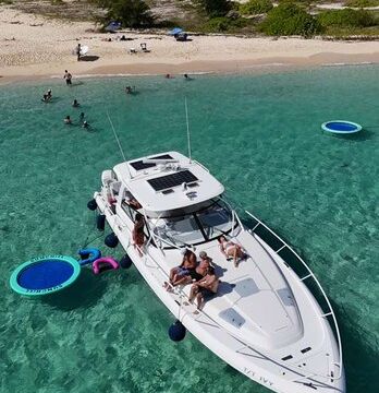 Intrepid powerboat great for island hoping in comfort