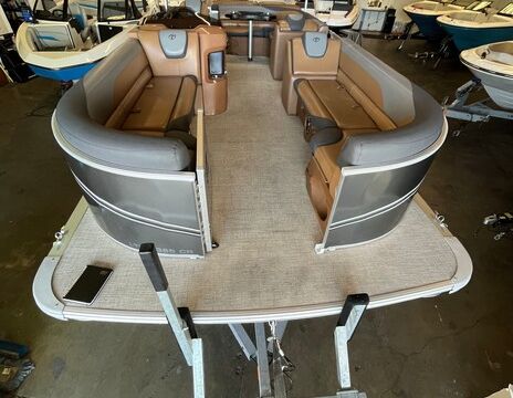 Lake-Ready 2023 Tahoe Pontoon — Tube, BBQ & Dive Board