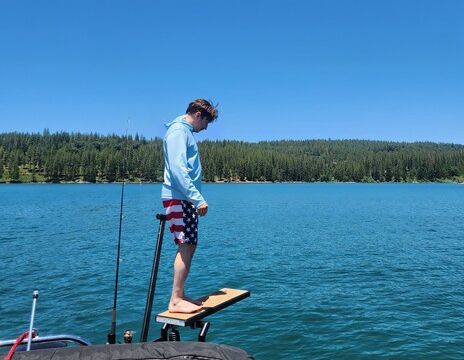 Lake-Ready 2023 Tahoe Pontoon — Tube, BBQ & Dive Board