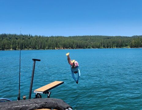 Lake-Ready 2023 Tahoe Pontoon — Tube, BBQ & Dive Board