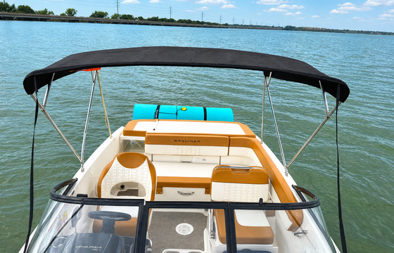 FUN BOAT DAY | Tubing, Swimming and Inflatable Hammock | 8 Guests