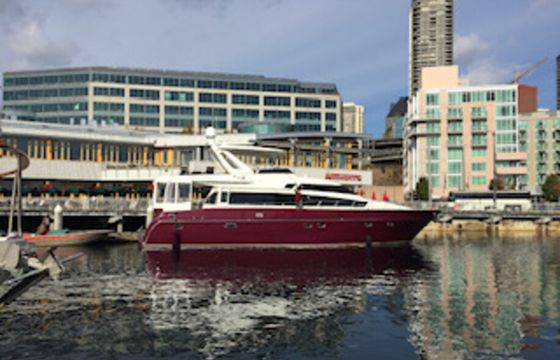 Luxury 67' yacht Seattle World Cup San Juans Sailgate 13 pax